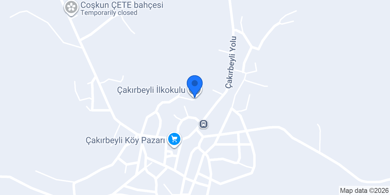 Çakırbeyli İlkokulu konumu