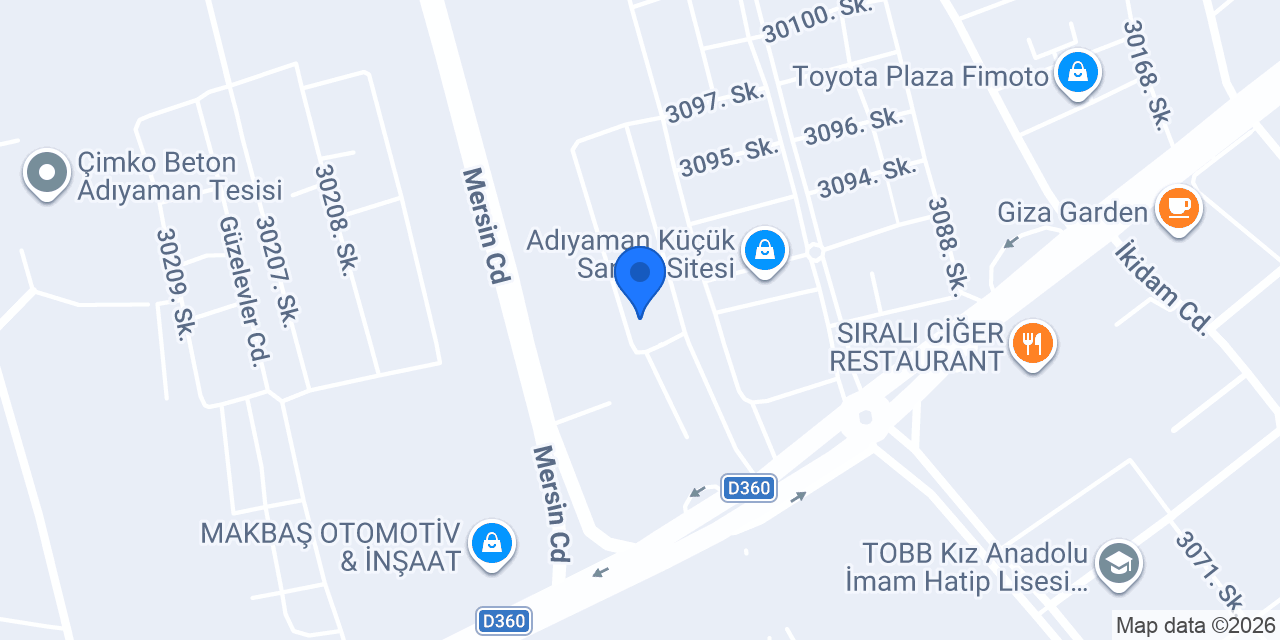 Cihat Otomotiv konumu