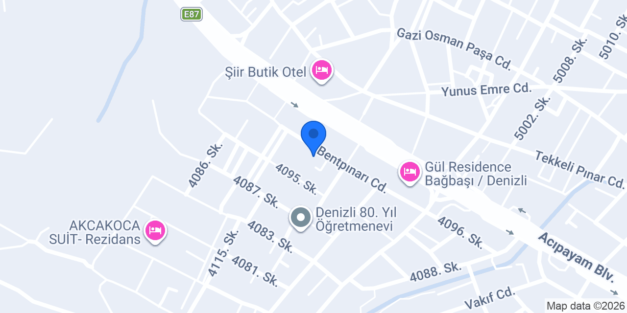 Bahane Masaj Salonu konumu