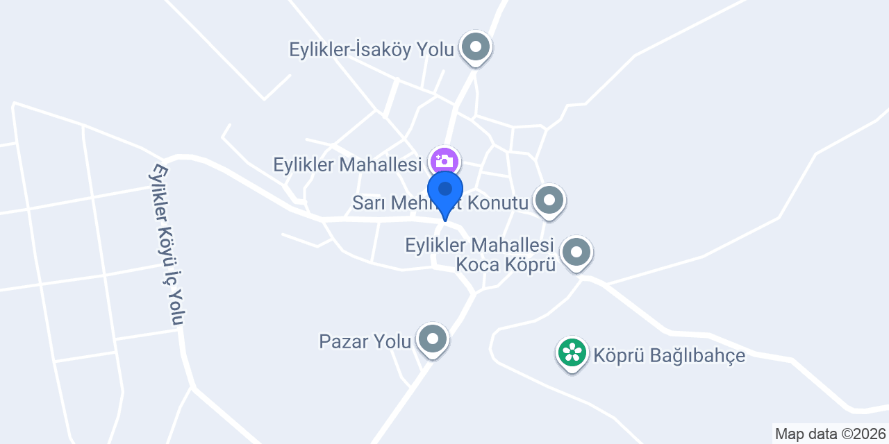 Eylikler Köyü Muhtarlığı konumu