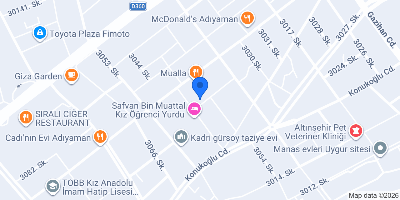 Safvan Kırtasiye konumu
