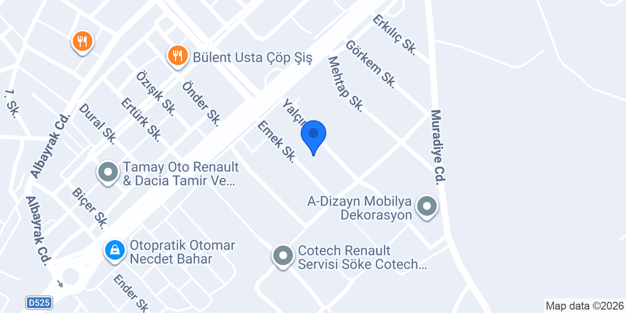 Söke Profix Araç Servis Bakım konumu