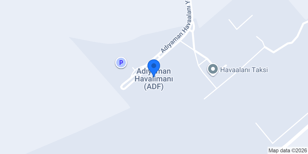 Adıyaman Havalimanı (ADF) konumu