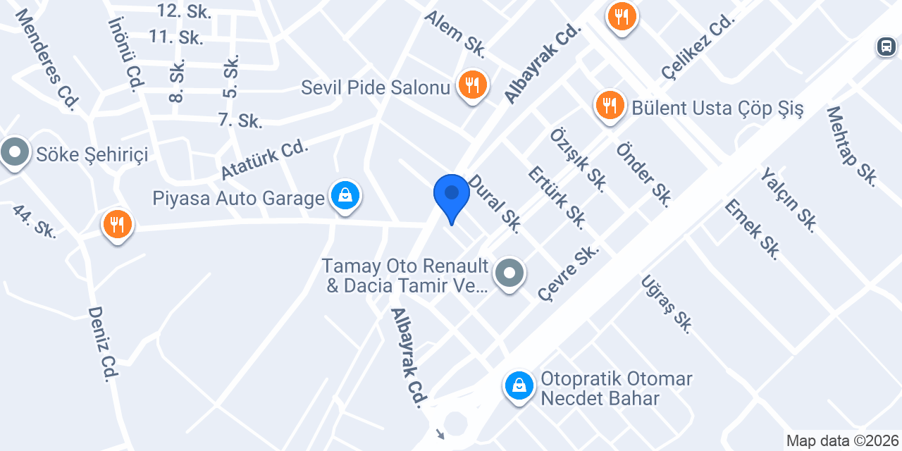 VOSPEL YEDEK PARÇA konumu