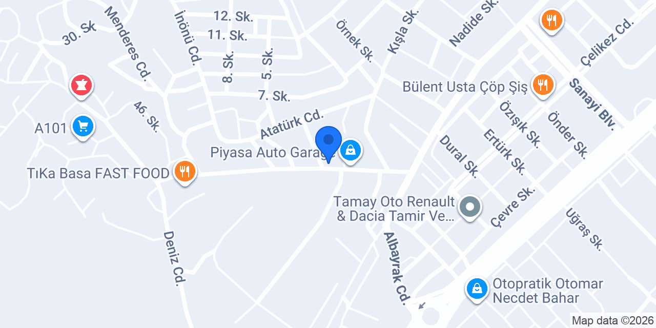 Öz Konyalı Mobilya konumu