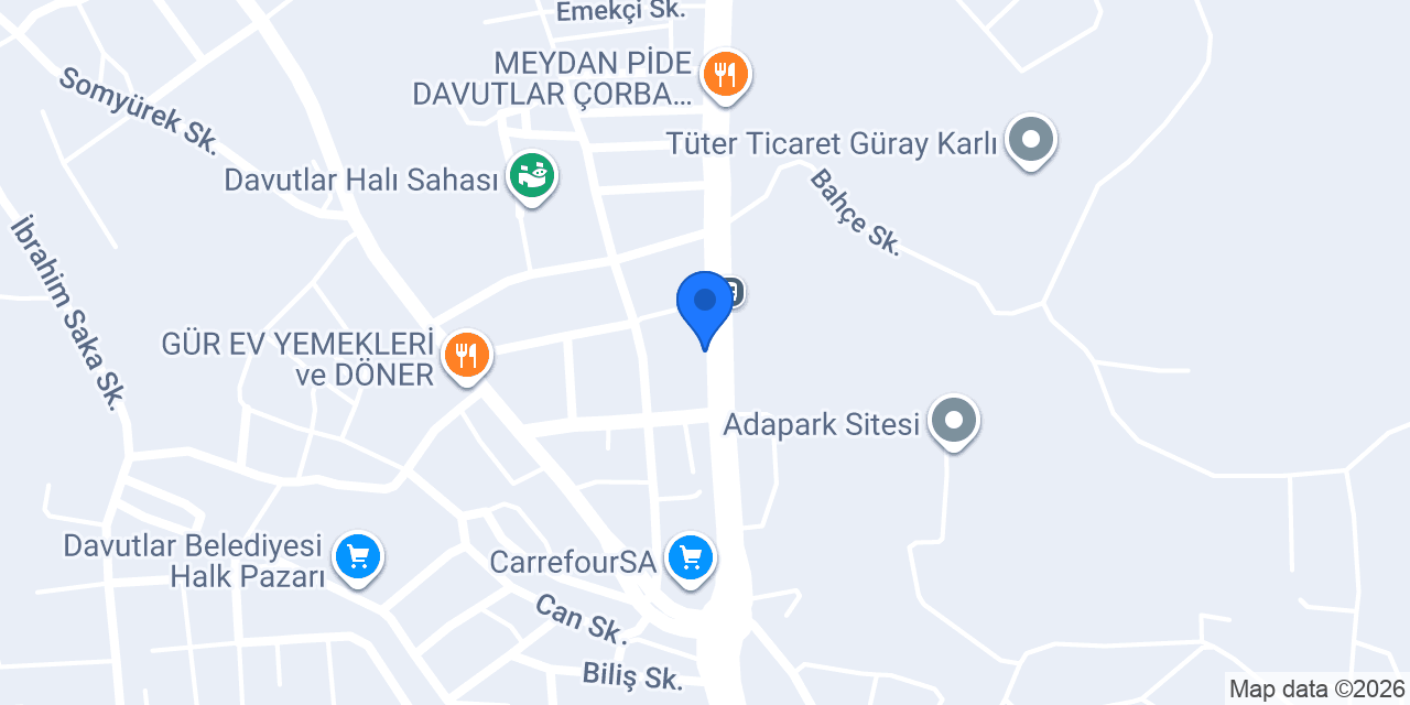 TAÇ PERDE konumu