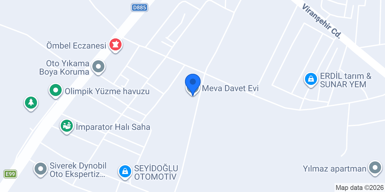 Meva Davet Evi konumu