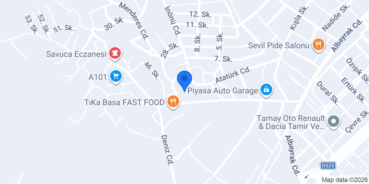 Savuca Fatma Suat İlkokulu konumu