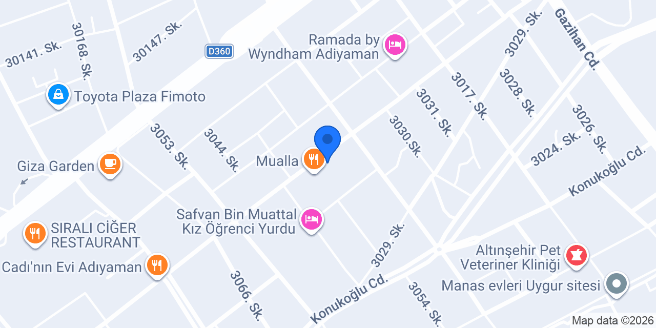 Köfte Büss Mahmut Usta konumu