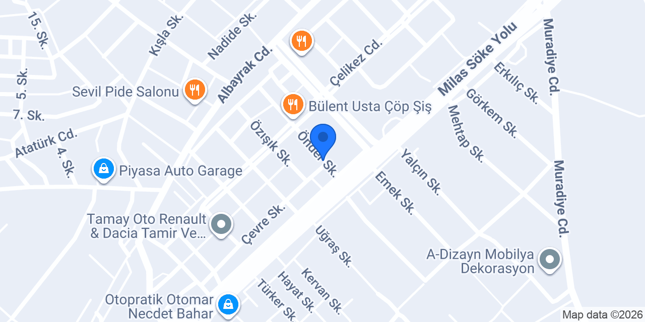 Özlem Oto Dizayn konumu