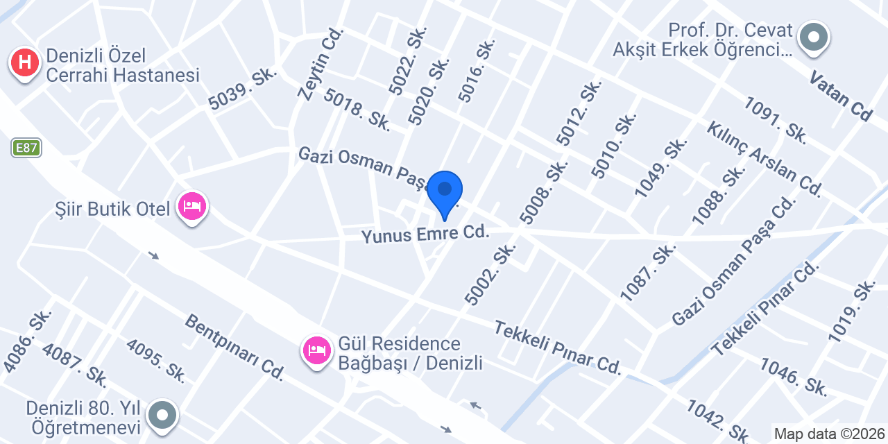 Ekomini Kınıklı konumu