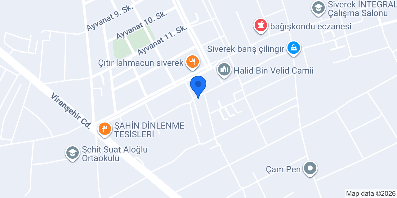 Şirinkuyu İlkokulu konumu