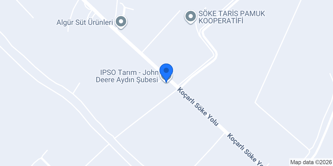 IPSO Tarım - John Deere Aydın Şubesi konumu