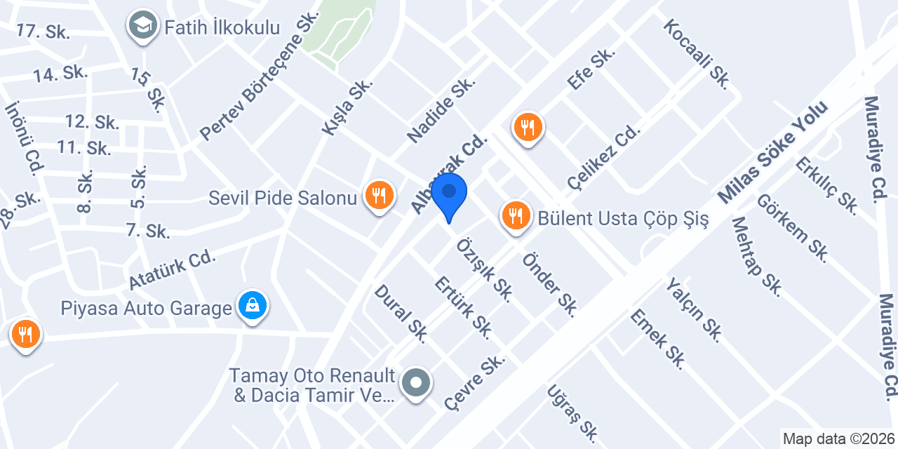 Oto Kurtarma konumu