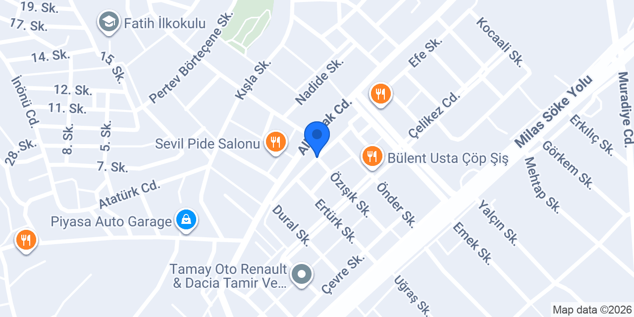SÖKE RENAULT YEDEK PARÇA TİCARET konumu