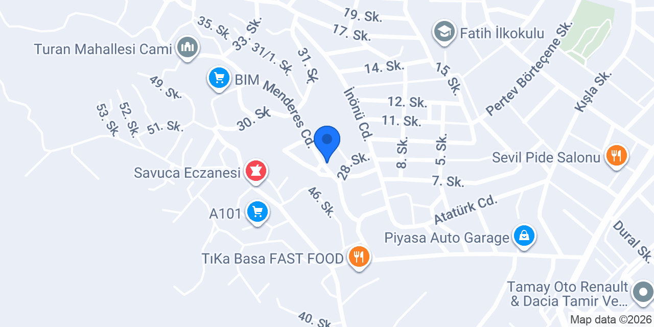 Turan Mahallesi Muhtarlığı konumu
