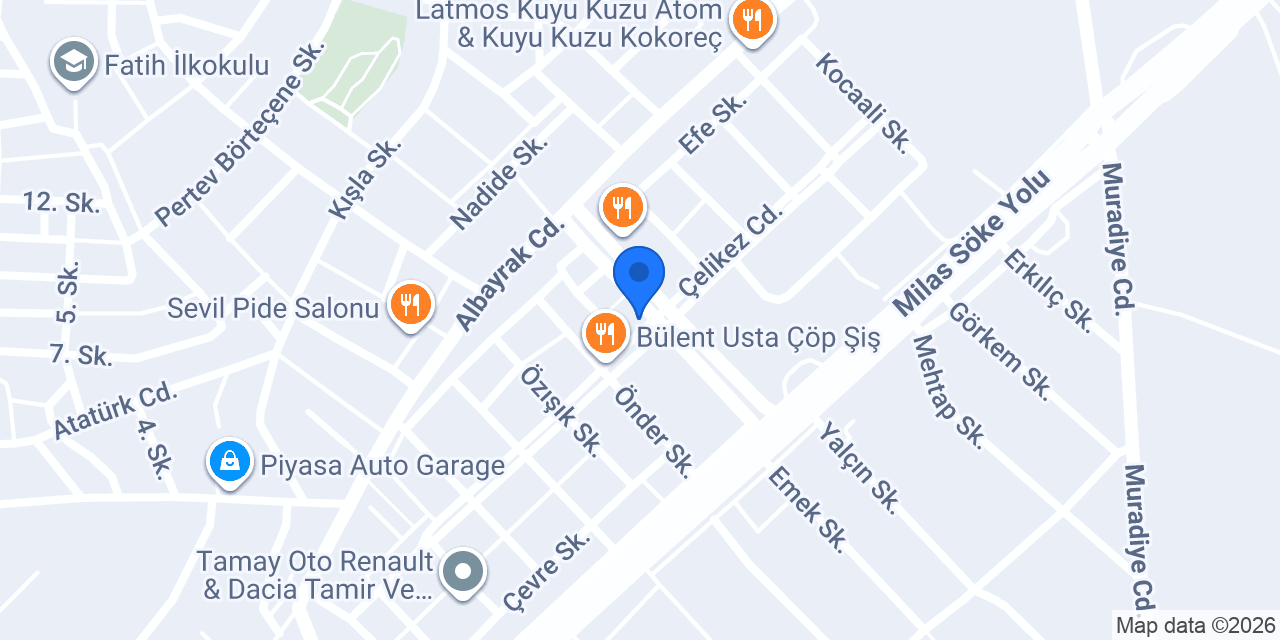 Mutlu Oto Traktör Yedek Parça konumu