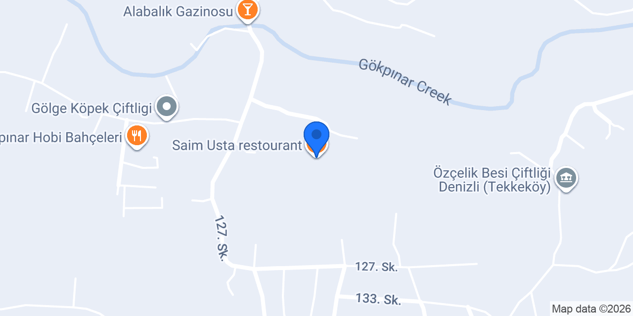 Saim Usta restourant konumu