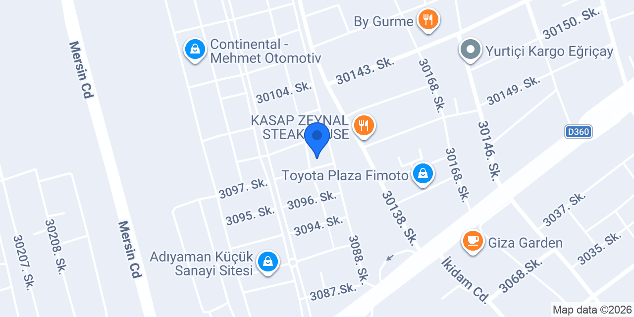 HASAN OTOGAZ konumu