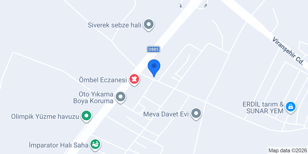 ASLAN GARAGE SİVEREK konumu