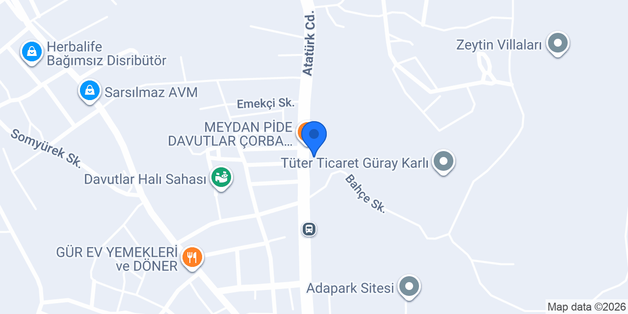 Akkonak Ekmek Fırını konumu
