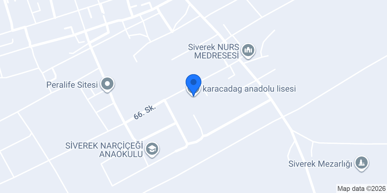 karacadag anadolu lisesi konumu