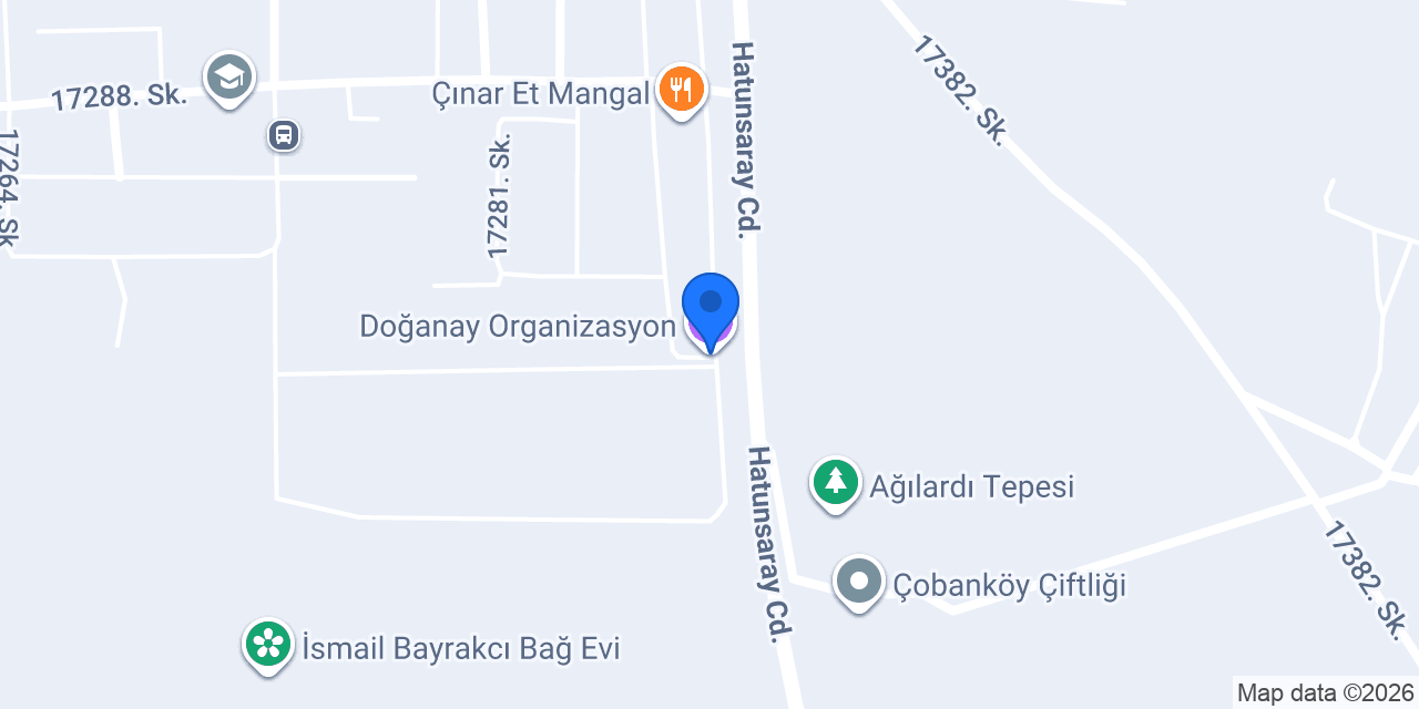 Doğanay Organizasyon konumu
