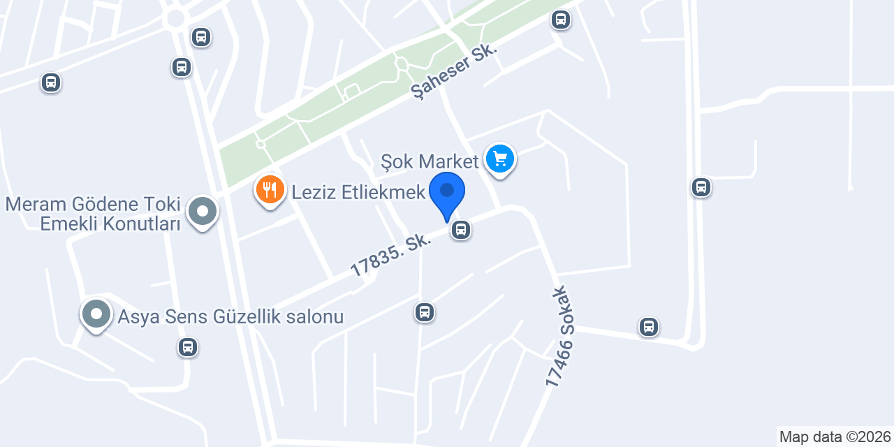 Meram Gödene Toki Ortaokulu konumu
