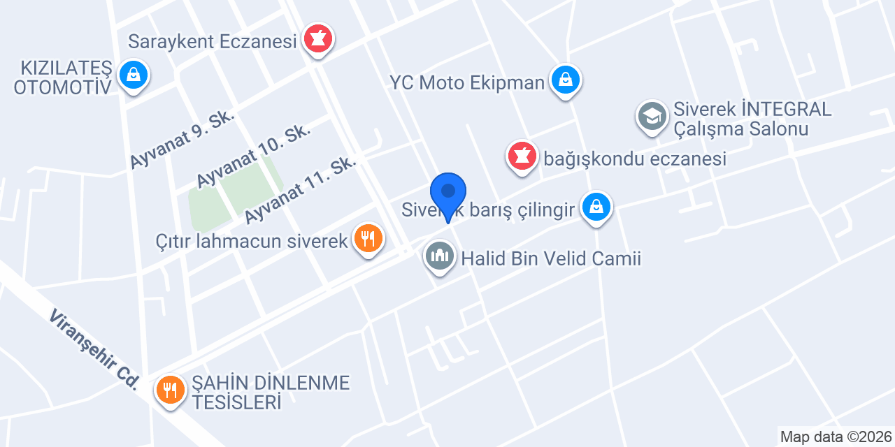 ÇETİZLER TARIM konumu