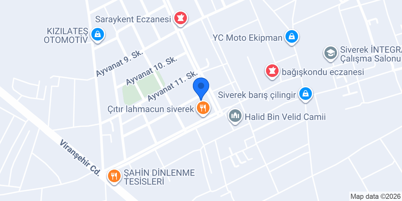 Siverek mobilya konumu