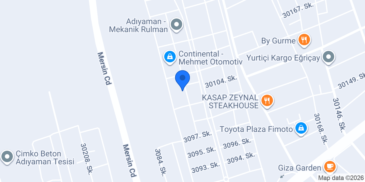OTO BEREKET konumu