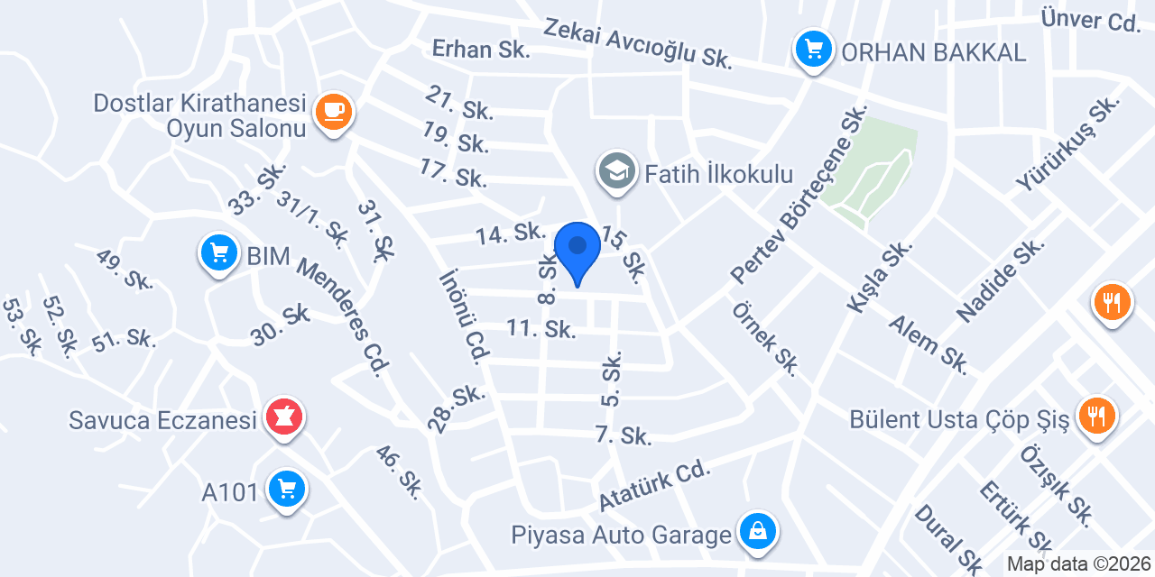 Ege Dekorasyon konumu