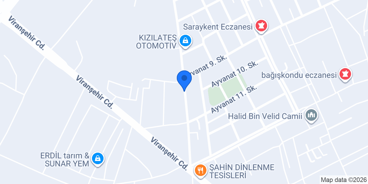 Mirhan Tarım konumu