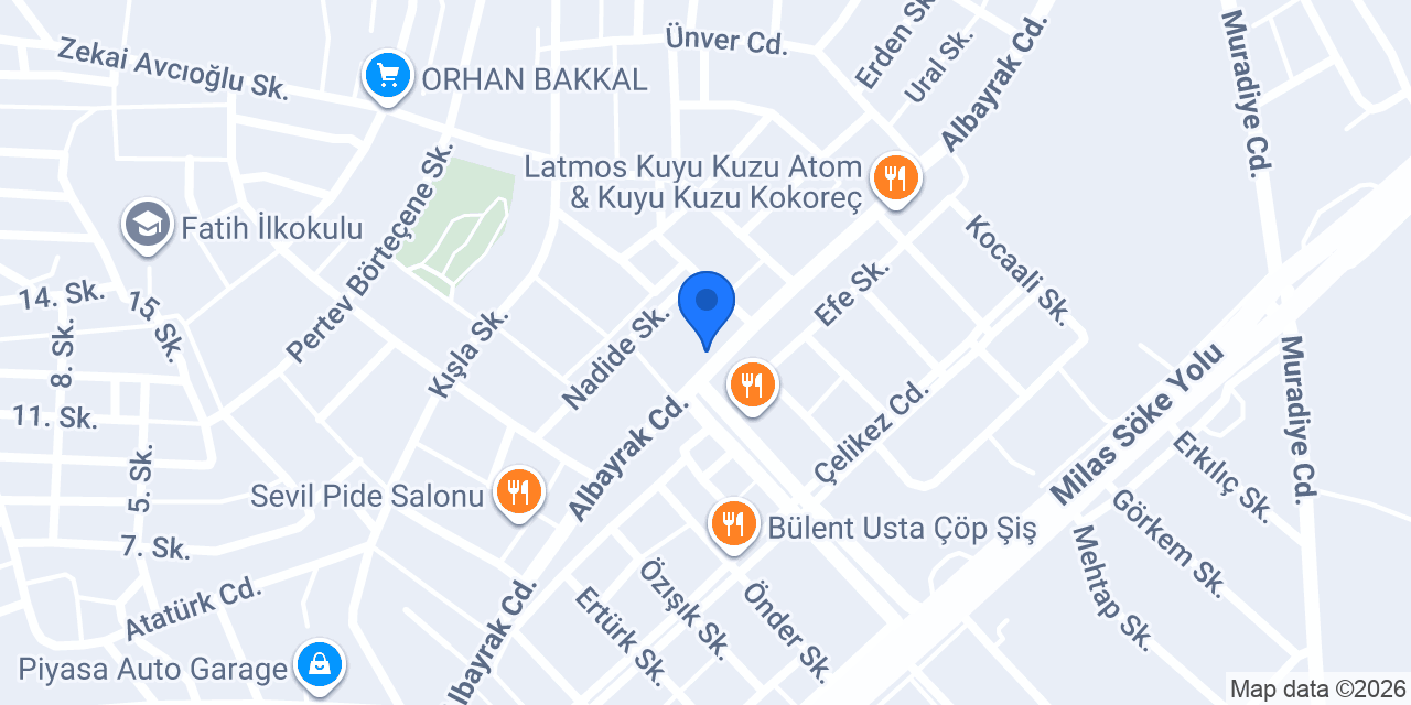 Avcıoğlu Canlı Yem ve Deniz Av Malzemeleri konumu
