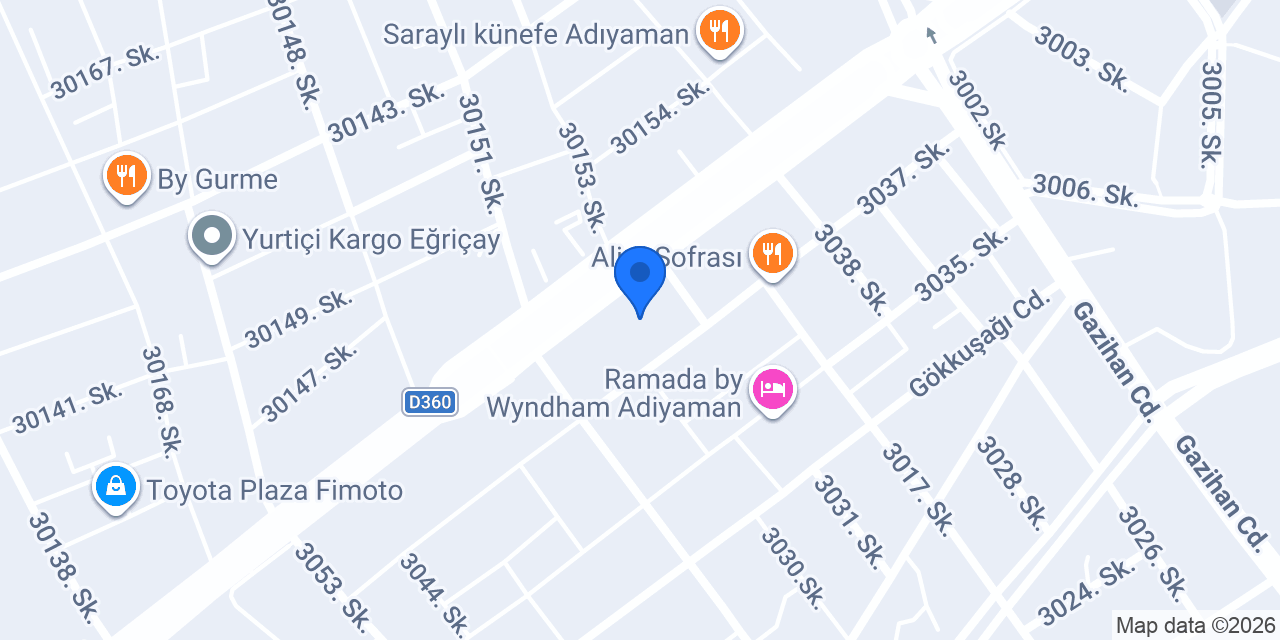 Özgüneş Yapı Ticaret konumu