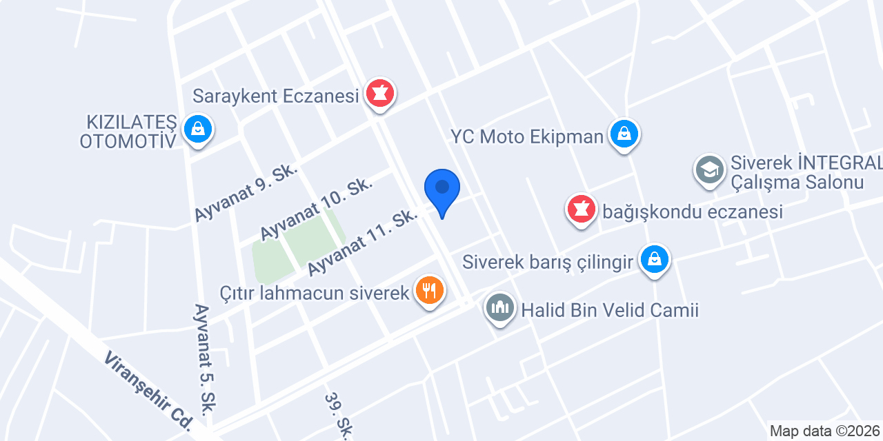 OSES ÇİĞKÖFTE siverek konumu