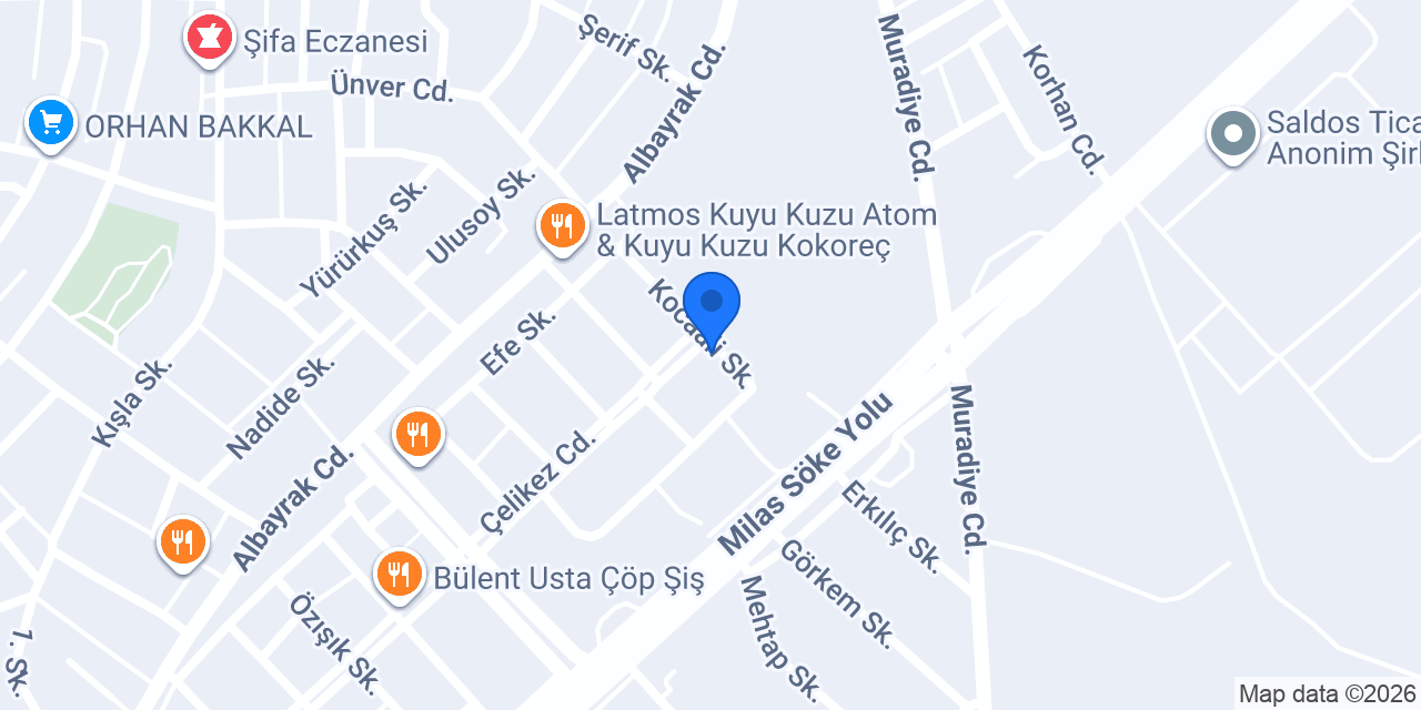 Sökem Mobilya ve Dekorasyon konumu