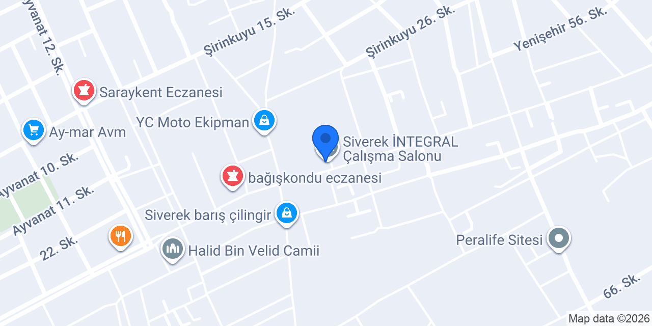 Siverek İNTEGRAL Çalışma Salonu konumu