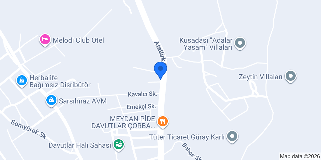 Zeytindalı Restaurant konumu
