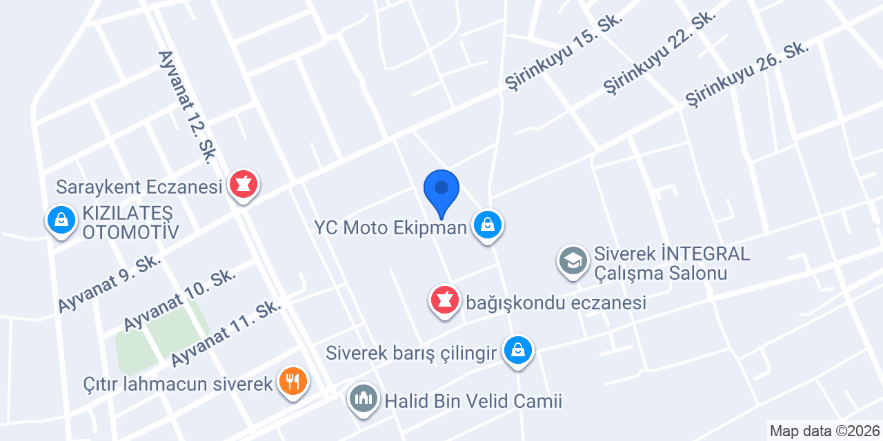 Zümrüt Mobilya ve Dekorasiyon konumu