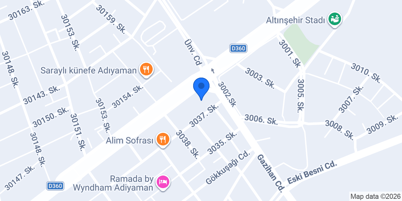 Çargah Dürüm konumu