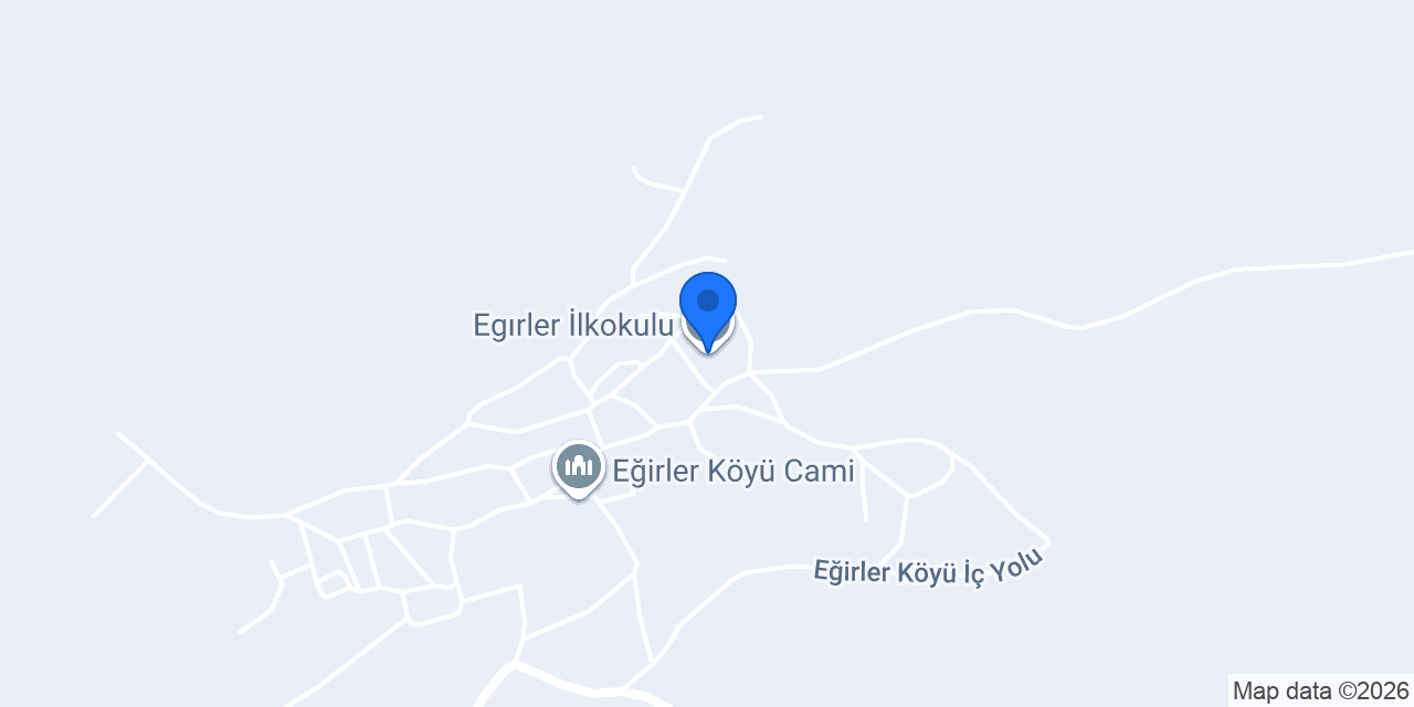 Egırler İlkokulu konumu