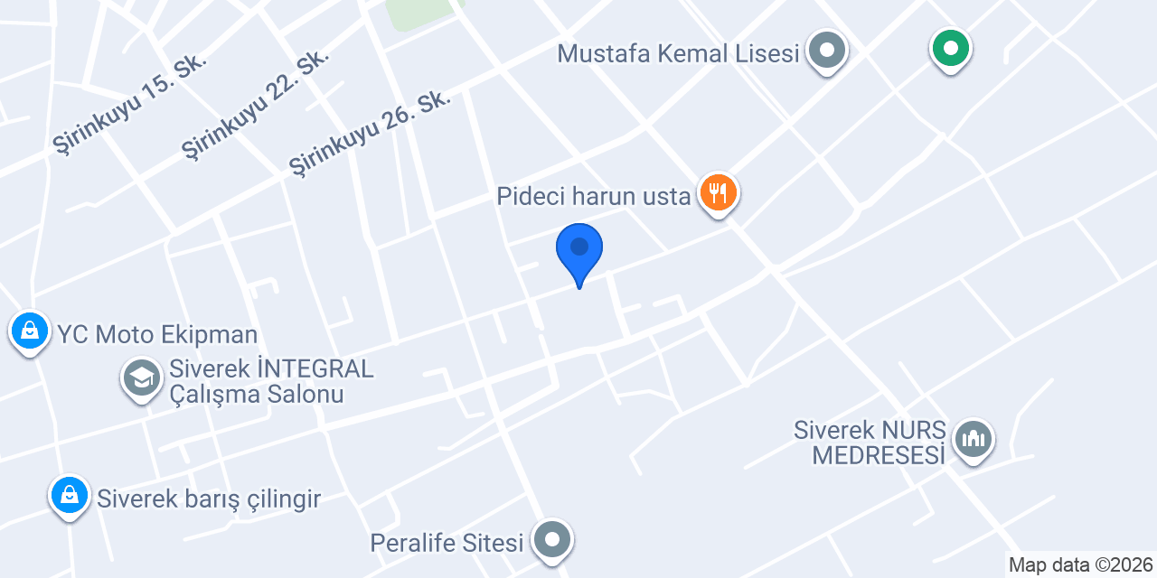 Çam cam konumu
