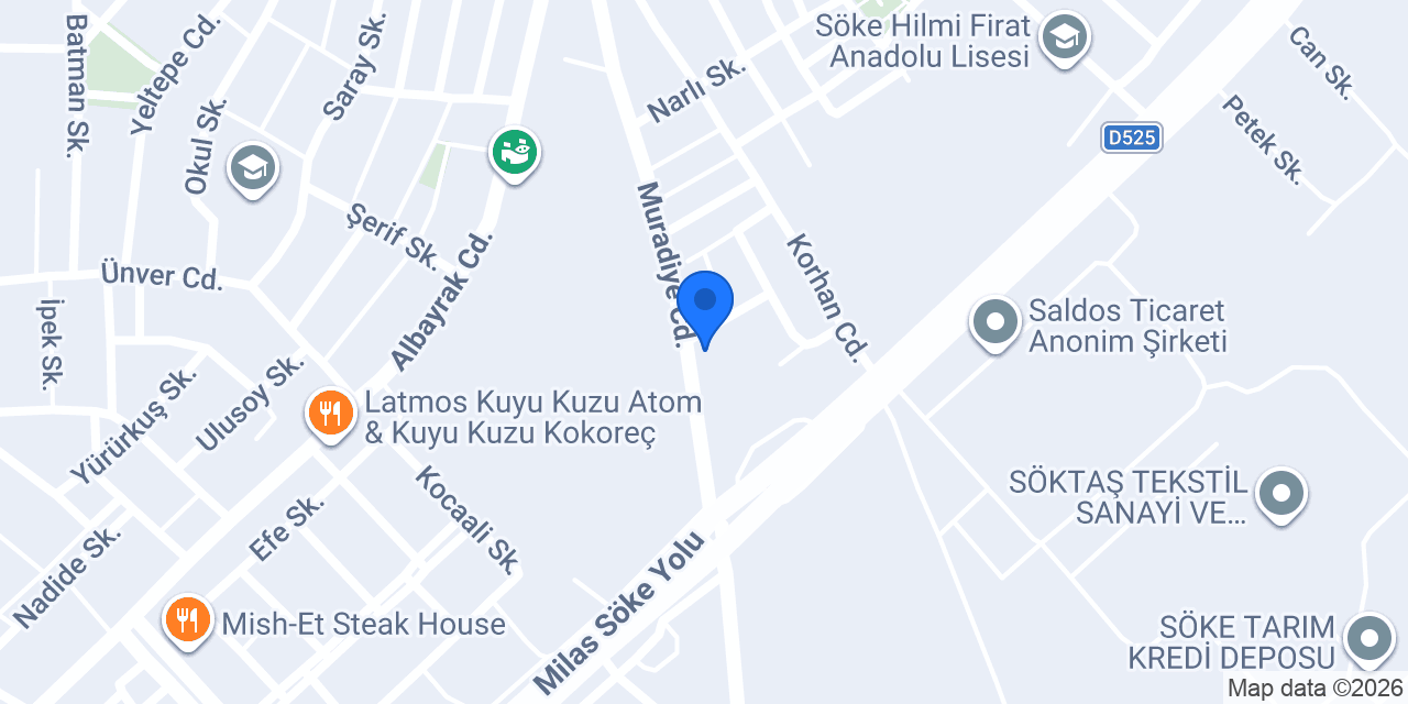 Kurtulmuş Tarım konumu