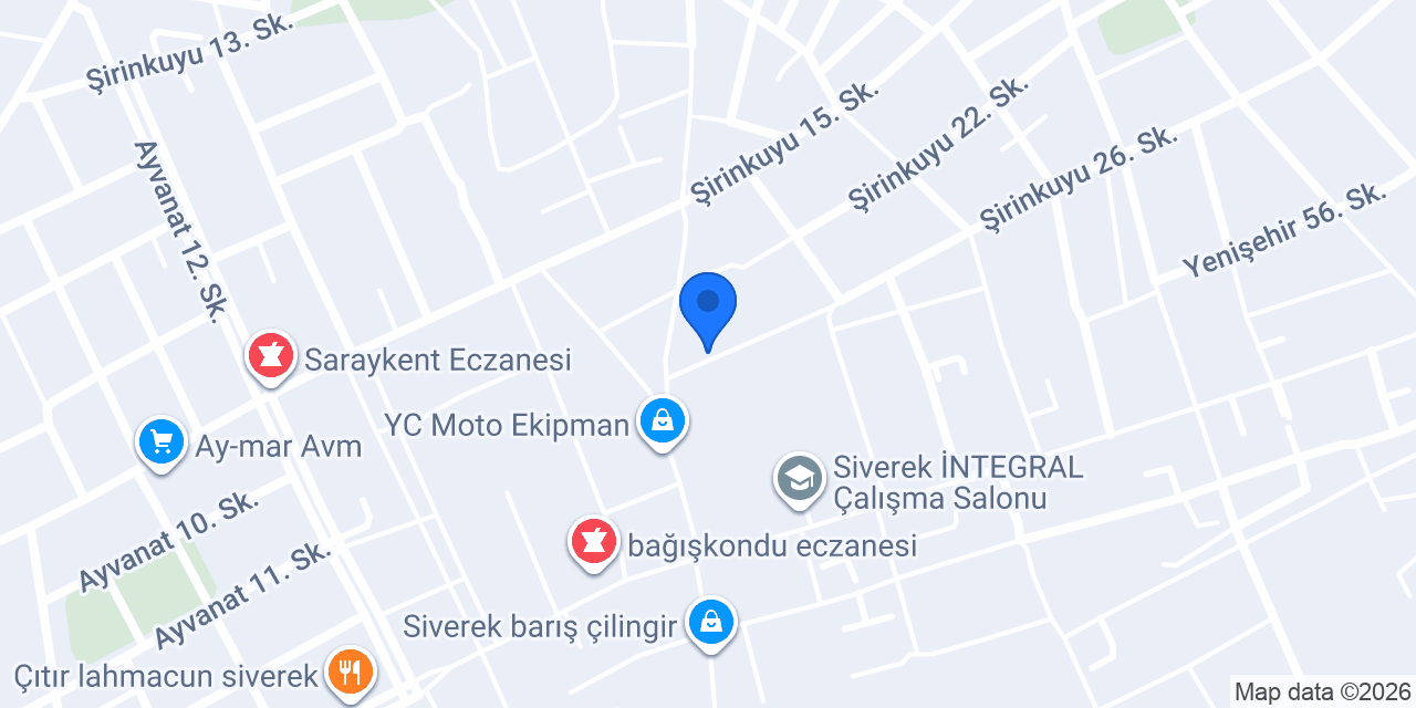 SİVEREK KERİM MİMARLIK MÜHENDİSLİK konumu