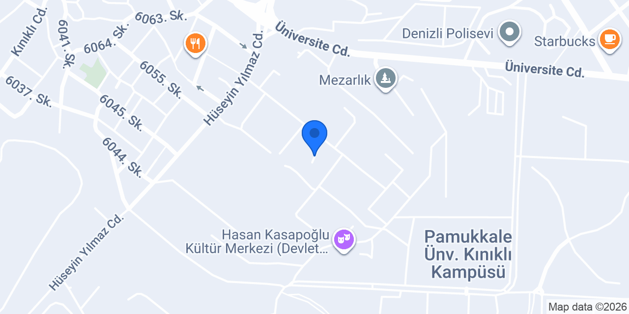 Pamukkale Yurt Müdürlüğü konumu