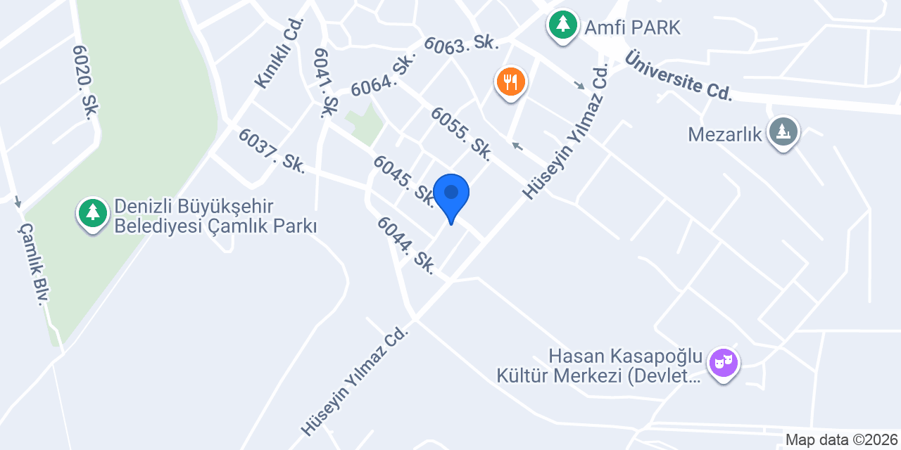 Lodos Döner Denizli Şubesi konumu