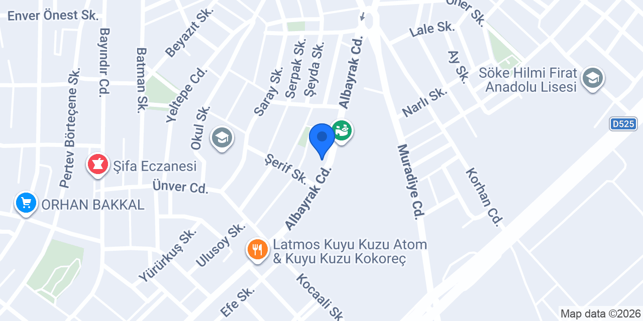 ALFA ERKEK KUAFÖRÜ konumu