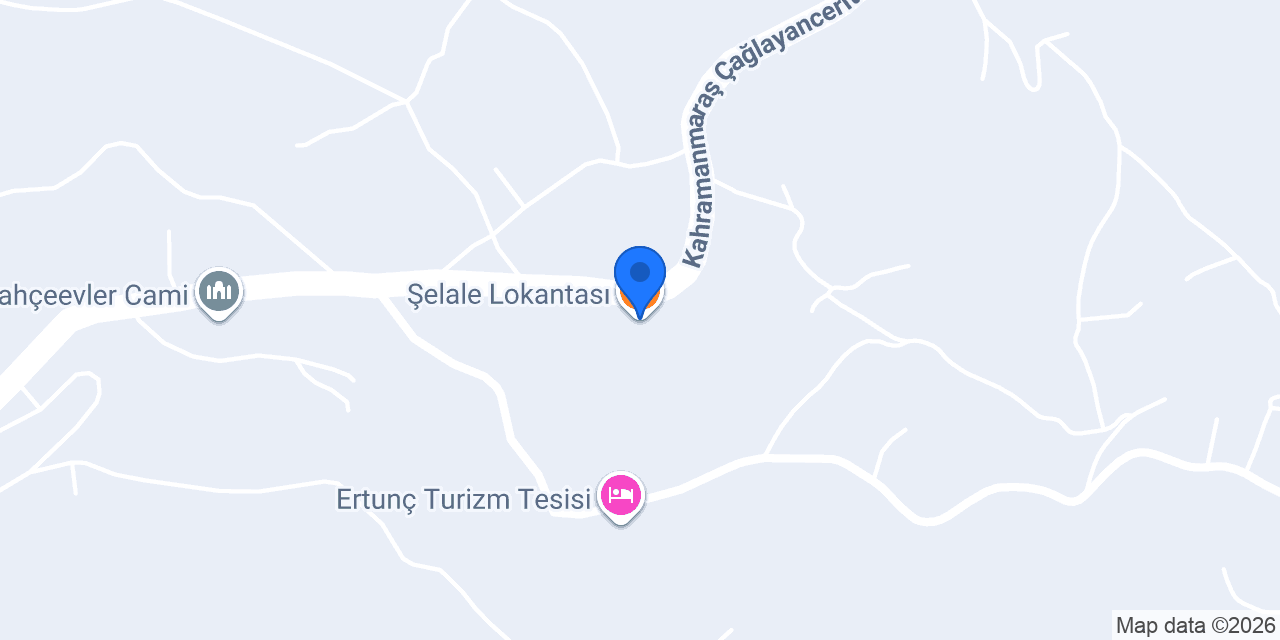 Şelale Lokantası konumu