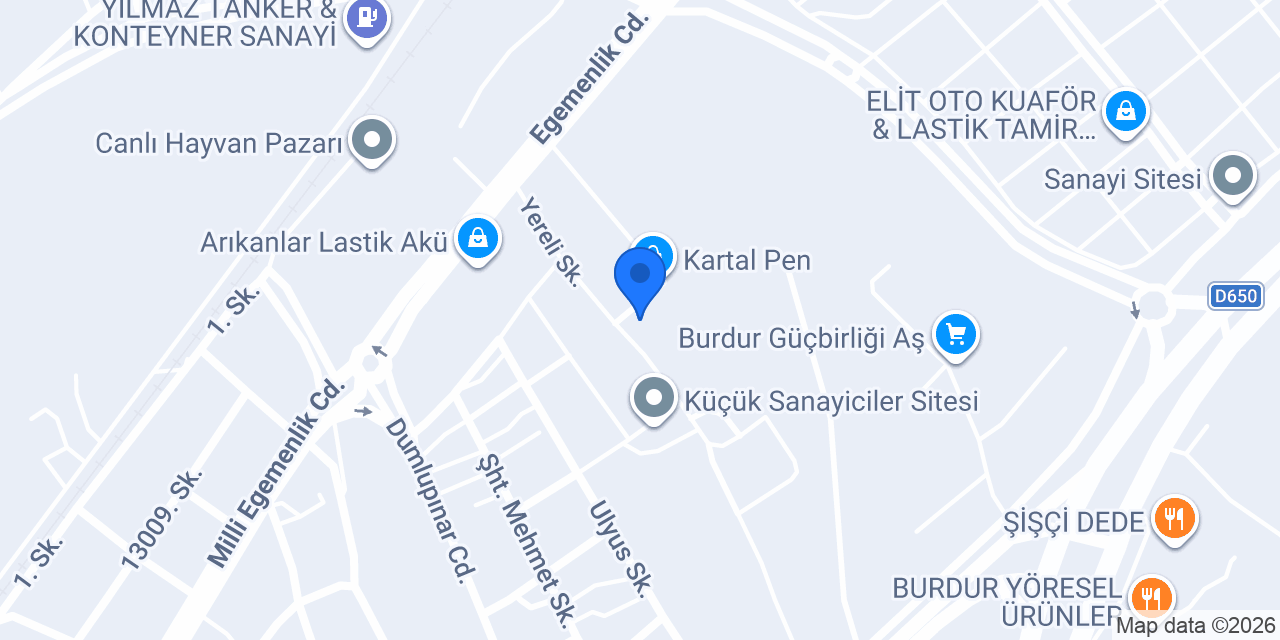 Karatay Demir Çelik konumu